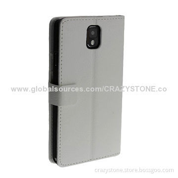 Wallet PU leather case for Samsung Note 3